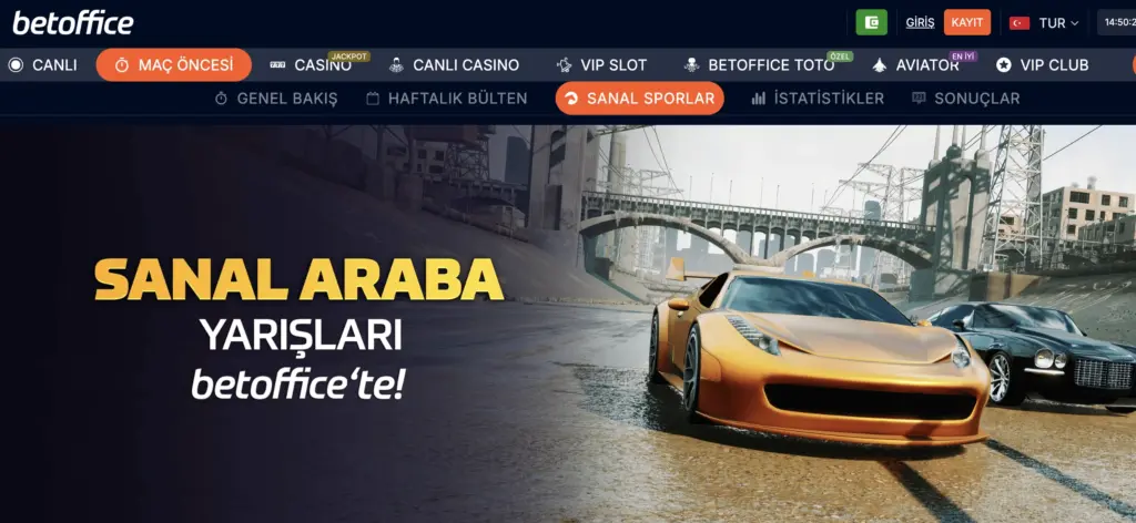 Betoffice sanal sporlar