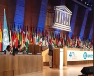 Professor Sonii Speaks at the 40th Session of the General Conference of UNESCO in Paris, France